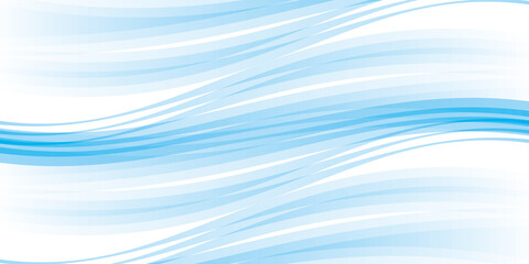 Fototapeta premium ウェーブ 抽象的背景 青