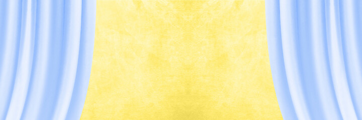 yellow curtains