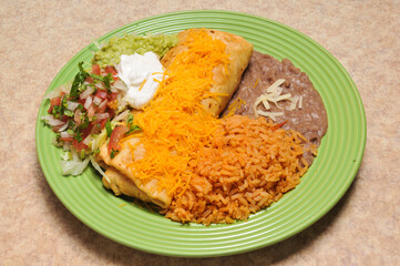 Authentic Mexican Chimichanga