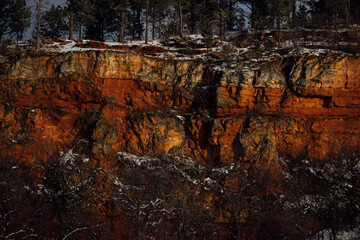 Obraz na płótnie Canvas Red Rock Formation