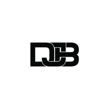 djb letter original monogram logo design