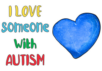 Illustration of World Autism Awareness Day. Design for banners and websites. Image of the autism symbol. Isolated on a white background.