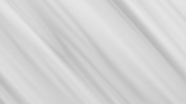 Fabric Waves White Loop Background	