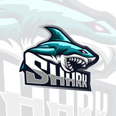 Shark Logo Mascot Vector Illustration, good to use as your team logo, usually used for team logos for tournaments, competitions, championships, T-shirts, etc.