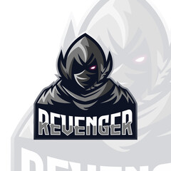 Phantom Revenge Logo Mascot Vector Illustration, good to use as your team logo, usually used for team logos for tournaments, competitions, championships, T-shirts, etc.