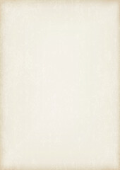 Aged white paper blank. A4 format. Realistic vector template.