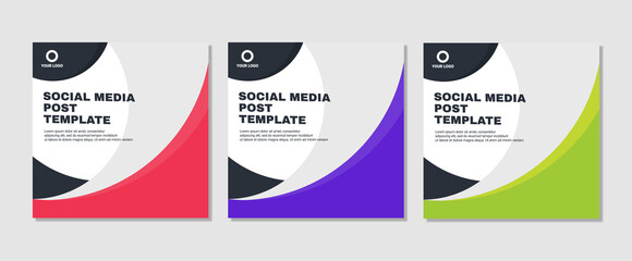 Editable Instagram post template modern background. Promotional web banner for company business post. editable social media background sale ads and discount promo 