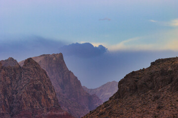 Mountains with blue sky