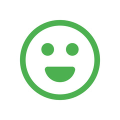 Smiley happy face emoticon