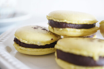 チョコレートマカロン