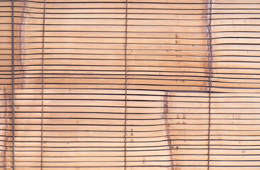 Wooden curtain