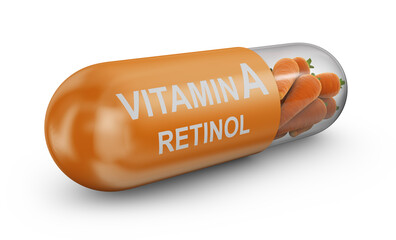 Capsule with carrots