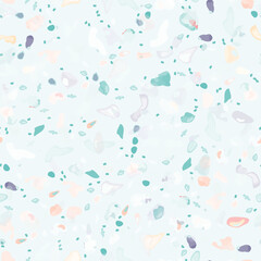 Terrazzo Texture Vector. Flooring Seamless Pattern