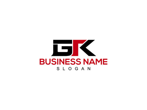 Creative GTK logo Letter Vector design