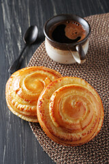 Buns and coffee