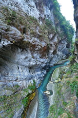 Swallow Grotto Trail Yanzikou in Taroko National Park in Xiulin, Hualien, Taiwan