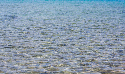 Transparent sea water texture, natural background
