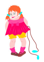 Девочка со скакалкой