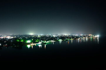 Fototapeta premium 境港夜景