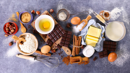 baking food background