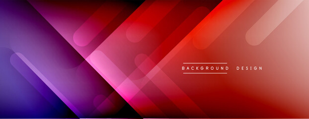 Dynamic lines abstract background. 3D shadow effects and fluid gradients. Modern overlapping forms