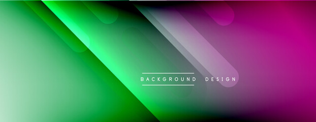 Dynamic lines abstract background. 3D shadow effects and fluid gradients. Modern overlapping forms