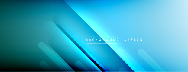 Dynamic lines abstract background. 3D shadow effects and fluid gradients. Modern overlapping forms