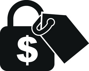 Fixed price icon, Fixed income icon with dollar sign