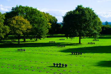 Cementerio Aleman de Guerra La Cambe . Normandia