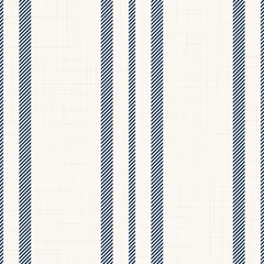 Vector seamless french farmhouse textile pattern. Linen kitchen fabric - obrazy, fototapety, plakaty