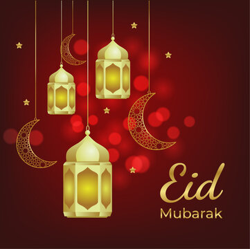 Eid mubark - Green Background