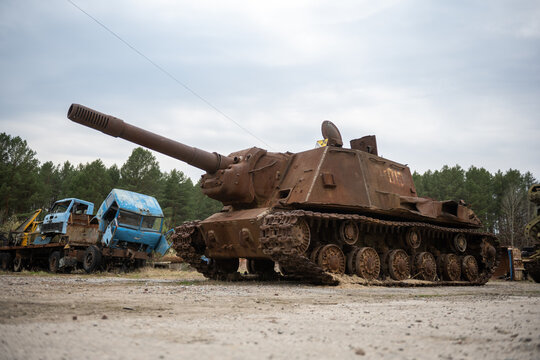 The ISU-152 is a Soviet self-propelled gun in the Chernobyl zone
