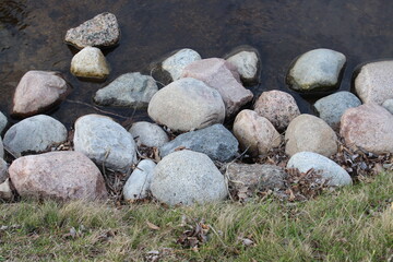 stones on the beach