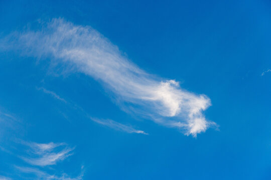Zirruswolken im Himmel