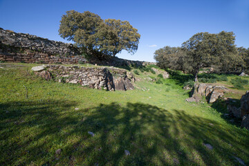 Tamusia archaeological site, Botija, Caceres, Extremadura