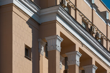 Fototapeta na wymiar Details of soviet architecture. 