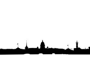 Obraz premium Ancient stone castle on the river bank in the city of Russia