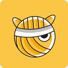 Vector illustration of monster icons perfect for kids t-shirts and crafts.