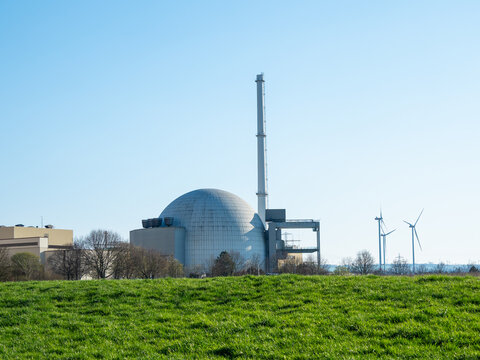 Dome Of Nuclear Reactor Of Nuclear Power Plant