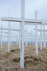 Cross, graveyard