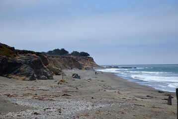 Panorama Strand am Pacific Coast Highway, Kalifornien