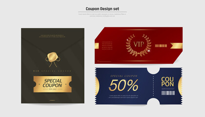 Premium Gold Mood VIP Invitation Coupon