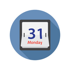 Flip calendar icon