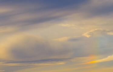 Obraz premium ドラマチックな彩雲の空