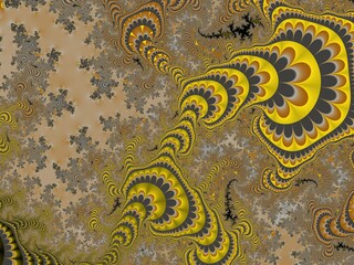 Abstract fractal art background. suitable for use in imagination, creativity, and design projects.Great for cell phone wallpaper. Background for the website and flyer.