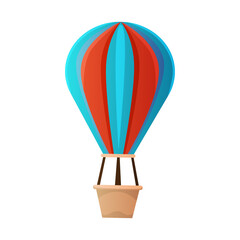Fototapeta premium Hot Ait Balloon Icon