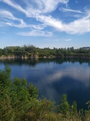 Obraz premium Beatiful lakein summer