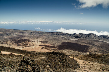 Fototapeta na wymiar Teide volcano in Tenerife, Spain