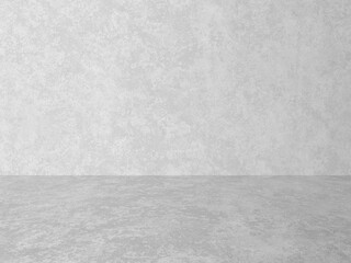 empty gray interior with concrete wall