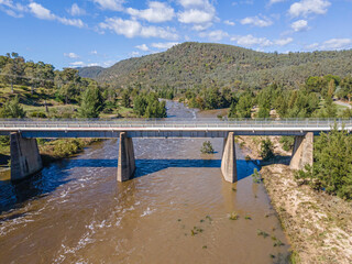 Cotter River and Murrumbidgee River conflux, Cotter Crossing, ACT, March 2021